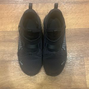 Black Puma Sneakers For Little Boys